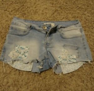 Light Denim Shorts